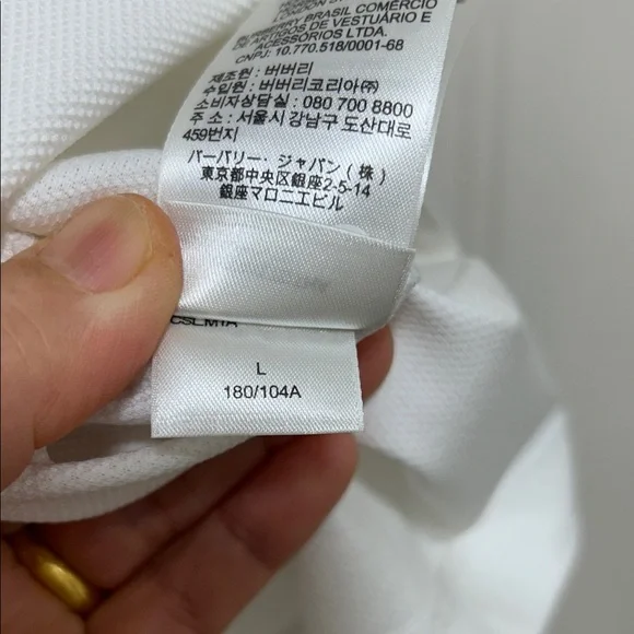 Burberry polo T shirt